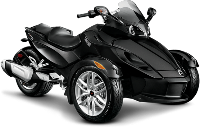 Gt Racing Stripes - 2014 Can Am Spyder Rs (644x412), Png Download