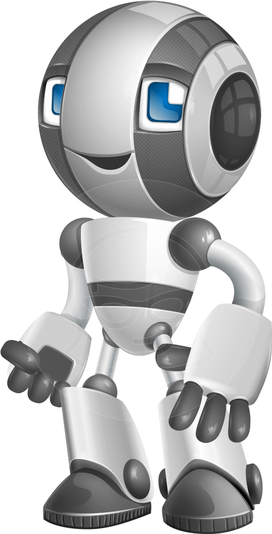 Glossy - Laptop Robot (792x1060), Png Download