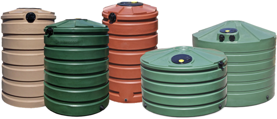 Rain Farmers Supplies And Installs Rain Water Storage - Bushman Rainwater Tank - 205 Gallon (576x249), Png Download