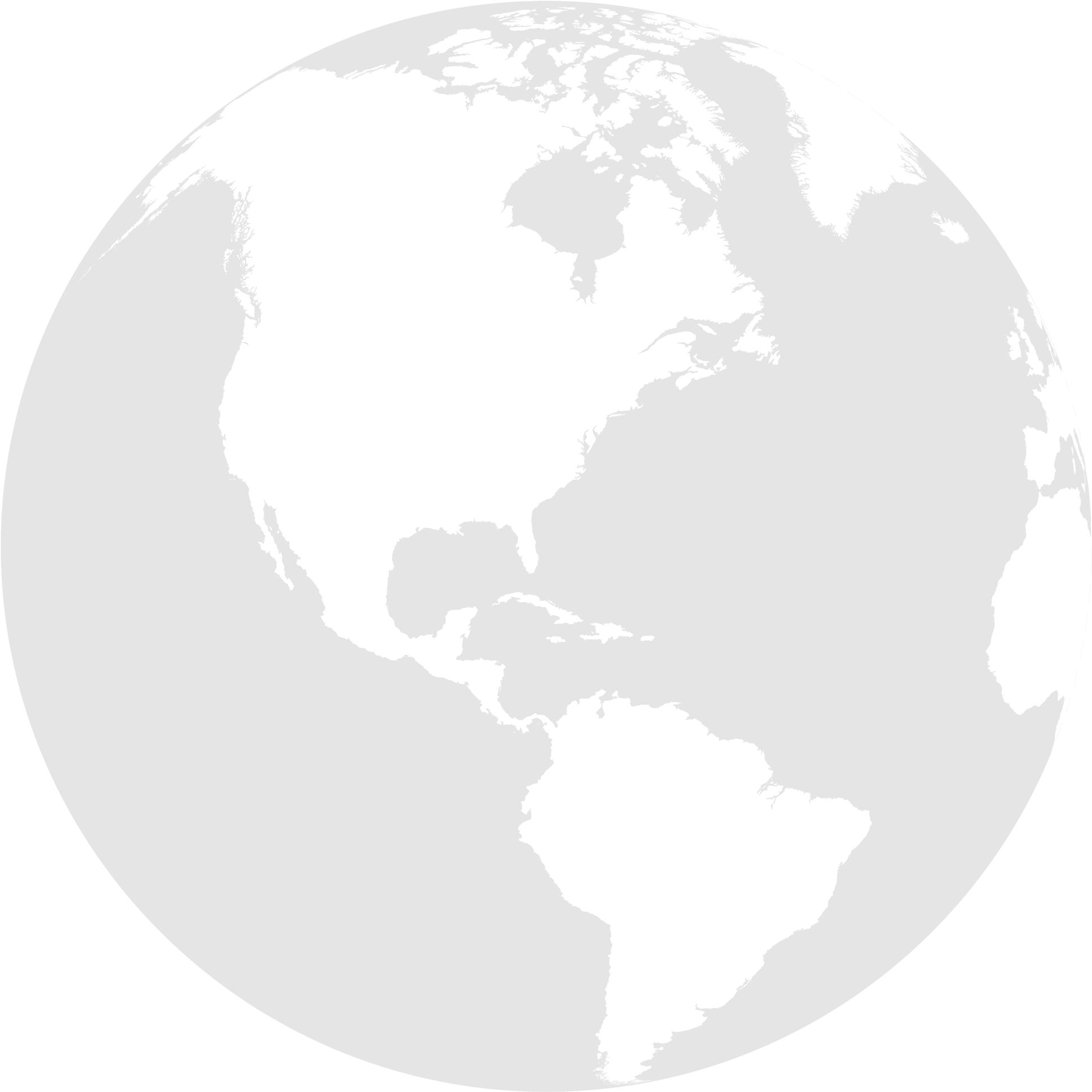 The Dialedpr Team Currently Operates On A Contractor - North America Map Silhouette (2000x2000), Png Download