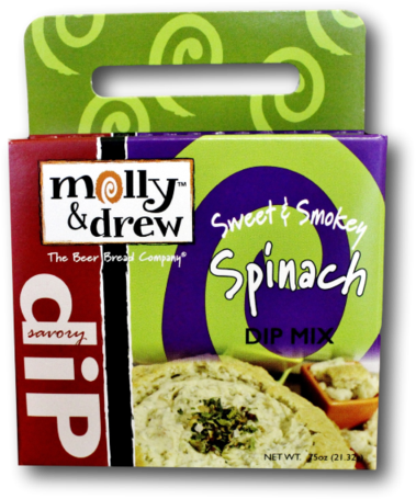 Dip Mixes Sweet & Smokey Spinach - Molly & Drew Cheers To Cheese! Dip Mix (480x480), Png Download