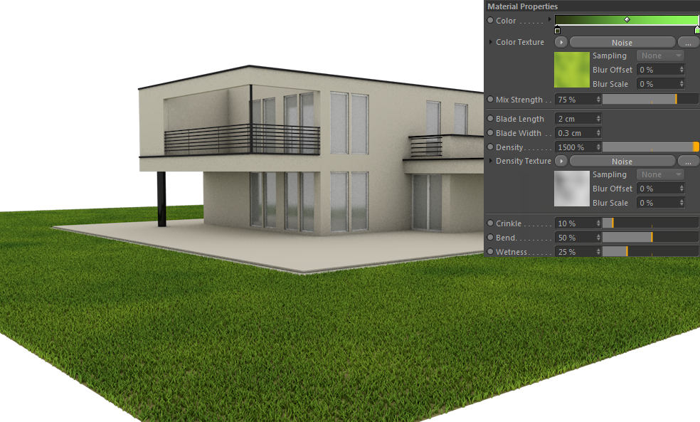 Architectural Grass - Cinema 4d Architectural Grass Selection (984x593), Png Download