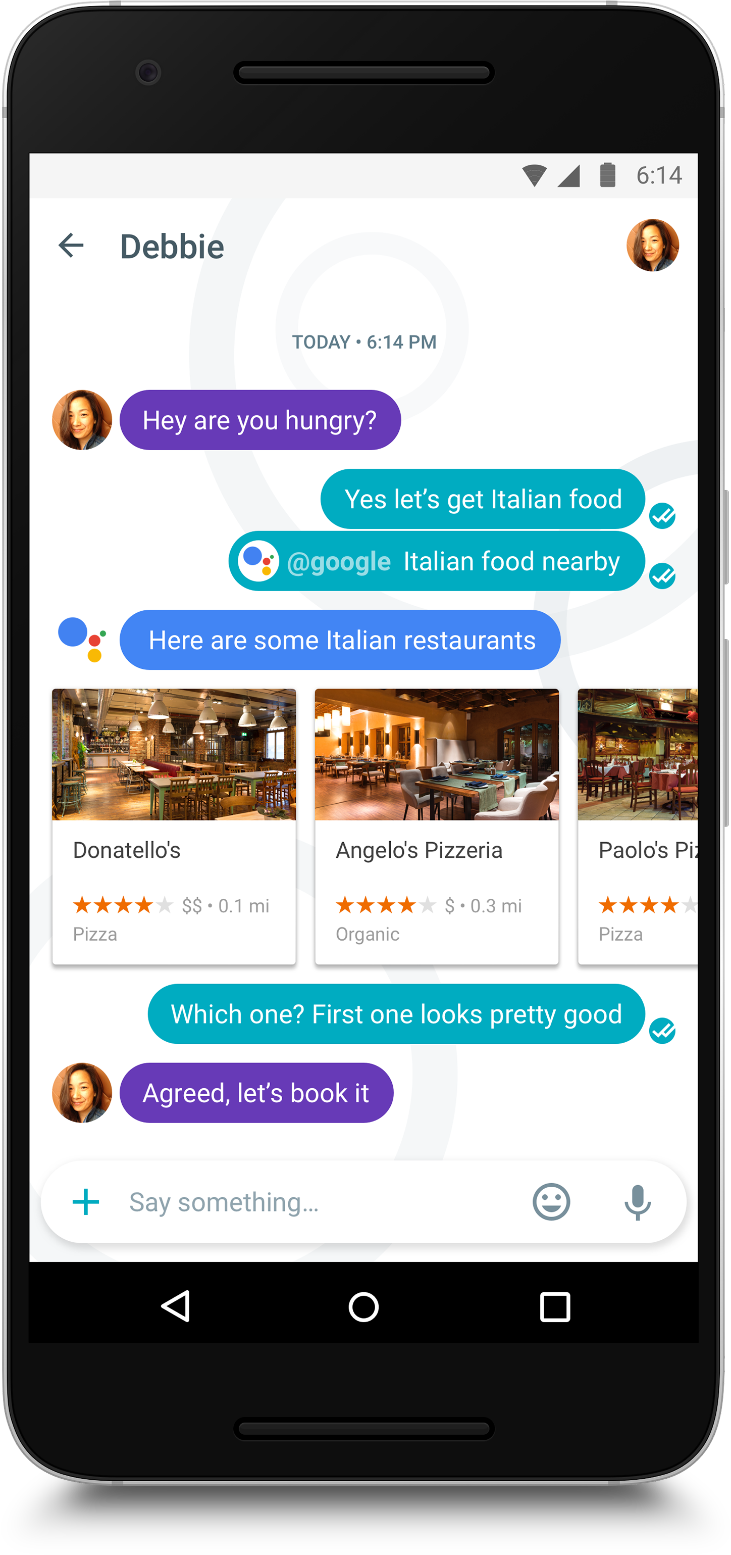 This Should Live In Assistant On The Pixel, Too - Google Pixel 2 Google Assistant (4146x3701), Png Download