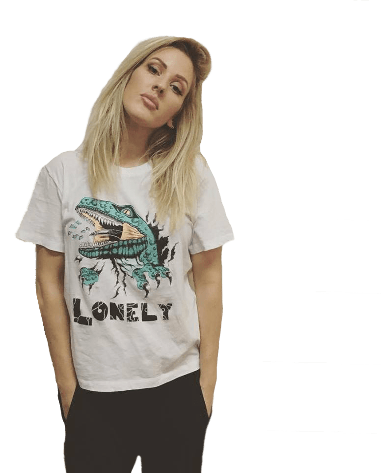 Download - Ellie Goulding White Background (960x960), Png Download