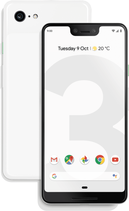 Meet The Google Pixel - Pixel 3 (500x819), Png Download