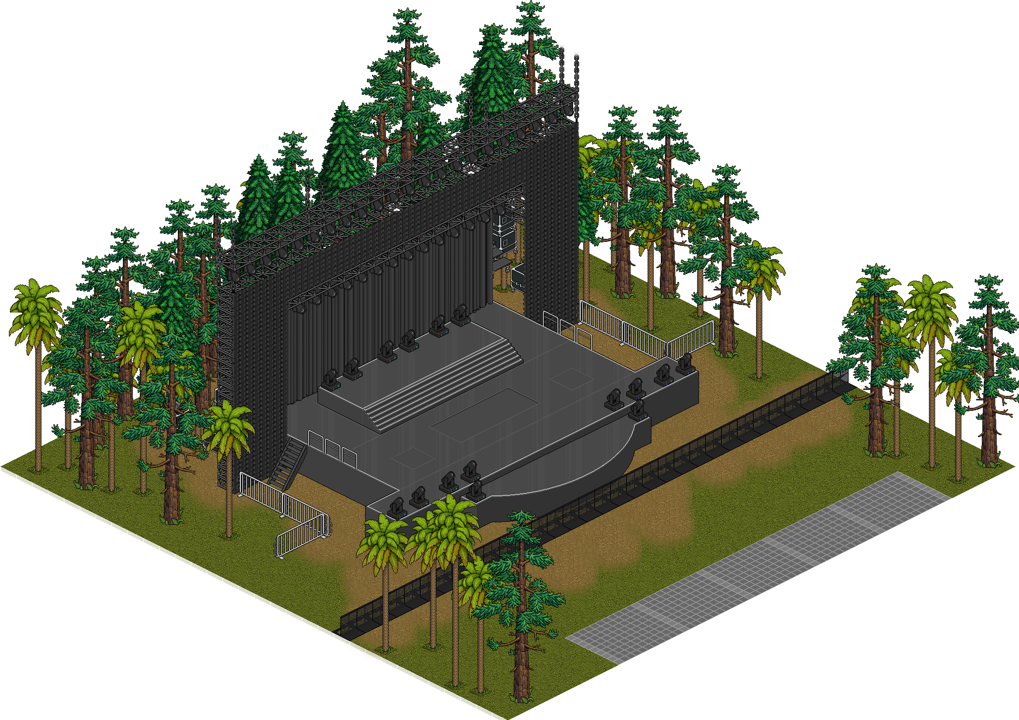 Lonely Tour In The Park - Japanese Architecture (2057x1453), Png Download