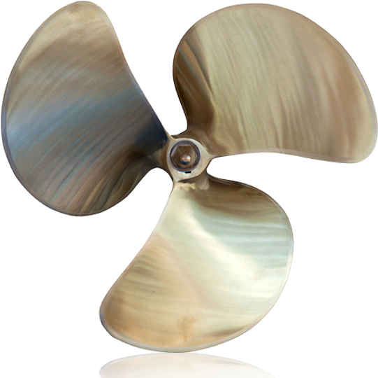 Brass Propeller - Marine Propeller (600x540), Png Download