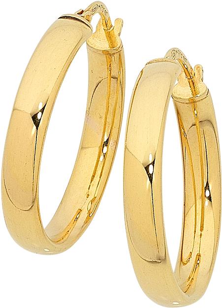 Gold Fusion Earrings - Earring (606x774), Png Download