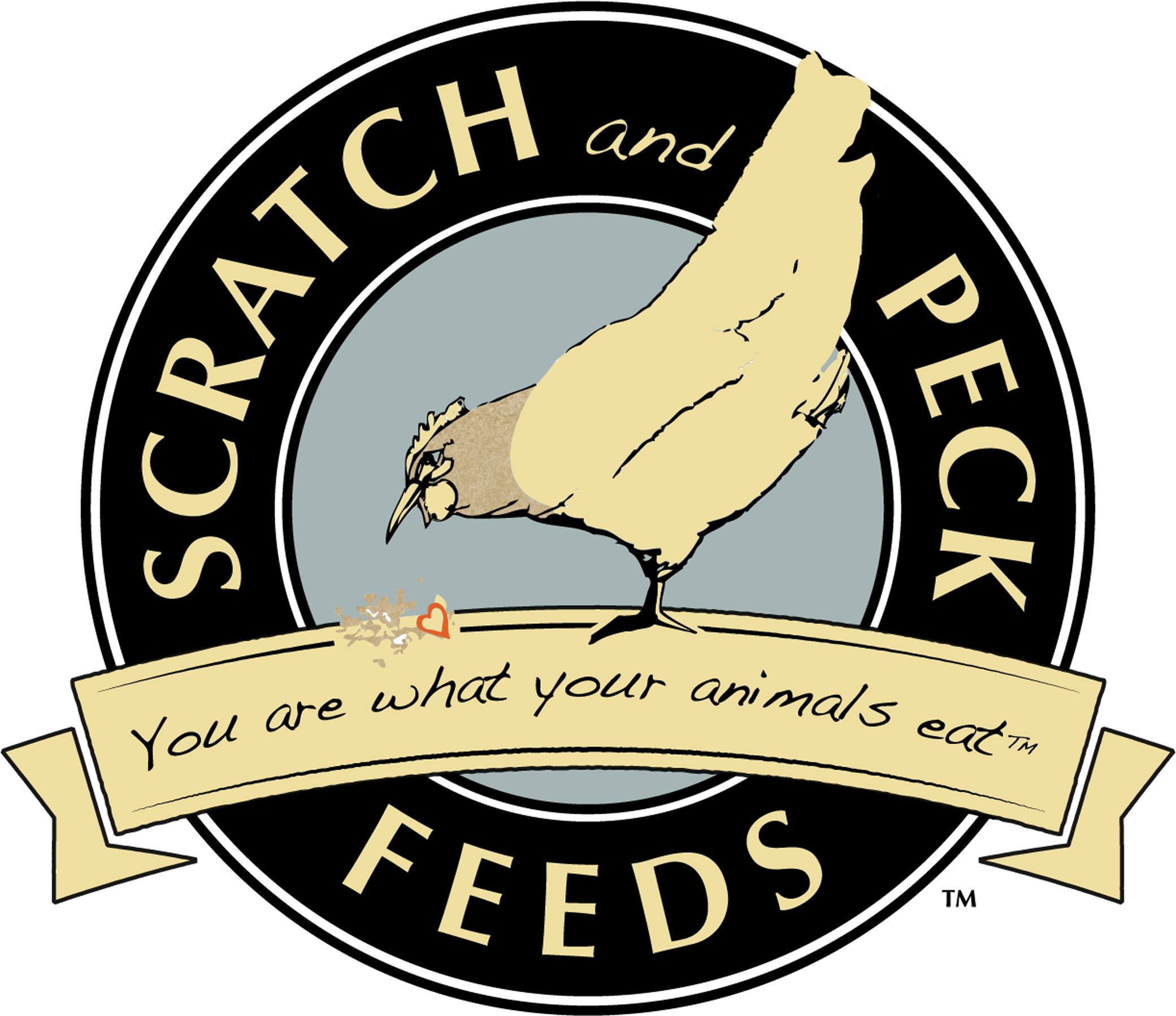 About Scratch And Peck Feeds - Scratch And Peck Logo (2083x1809), Png Download