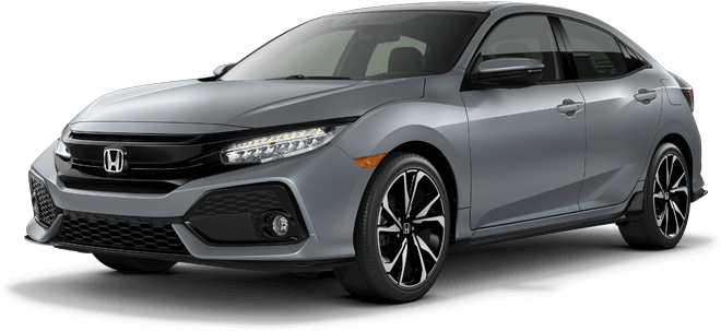 2018 Honda Civic Hatchback Sport Touring - Gray Honda Civic Colors 2018 (680x380), Png Download