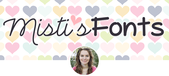 Here's This Weeks Featured Designer, Misti's Fonts - Font (700x316), Png Download