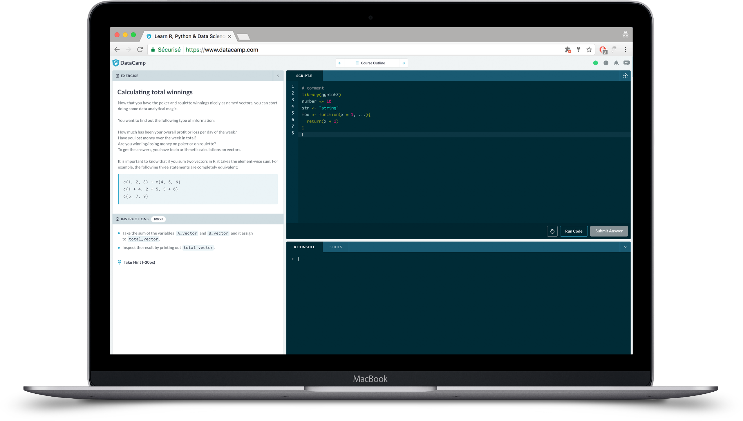 Datacamp Campus App Download - Personal Computer (2560x1756), Png Download