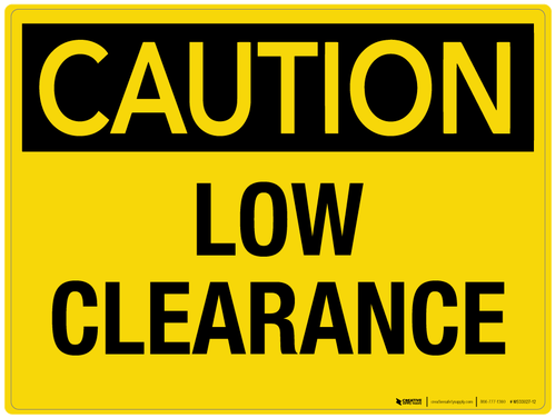 Low Clearance - Rotating Machinery Hazard Sign (500x500), Png Download
