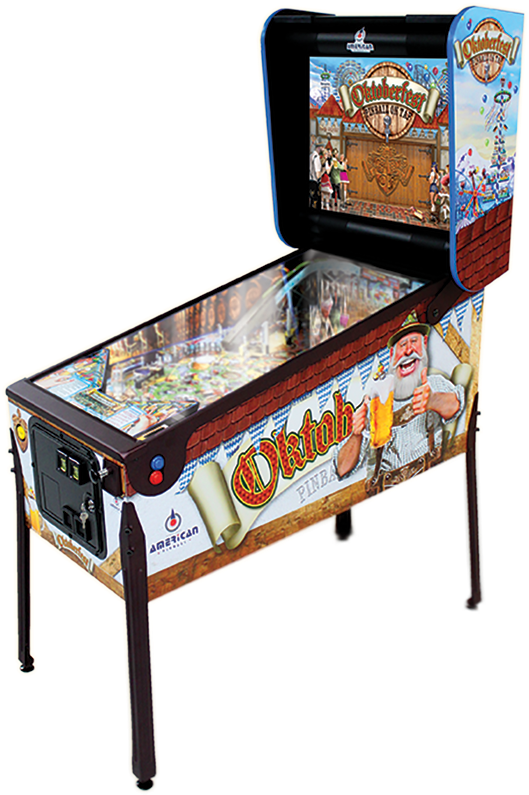 Oktoberfest Pinball Machine By American Pinball - Oktoberfest Pinball On Tap (498x696), Png Download