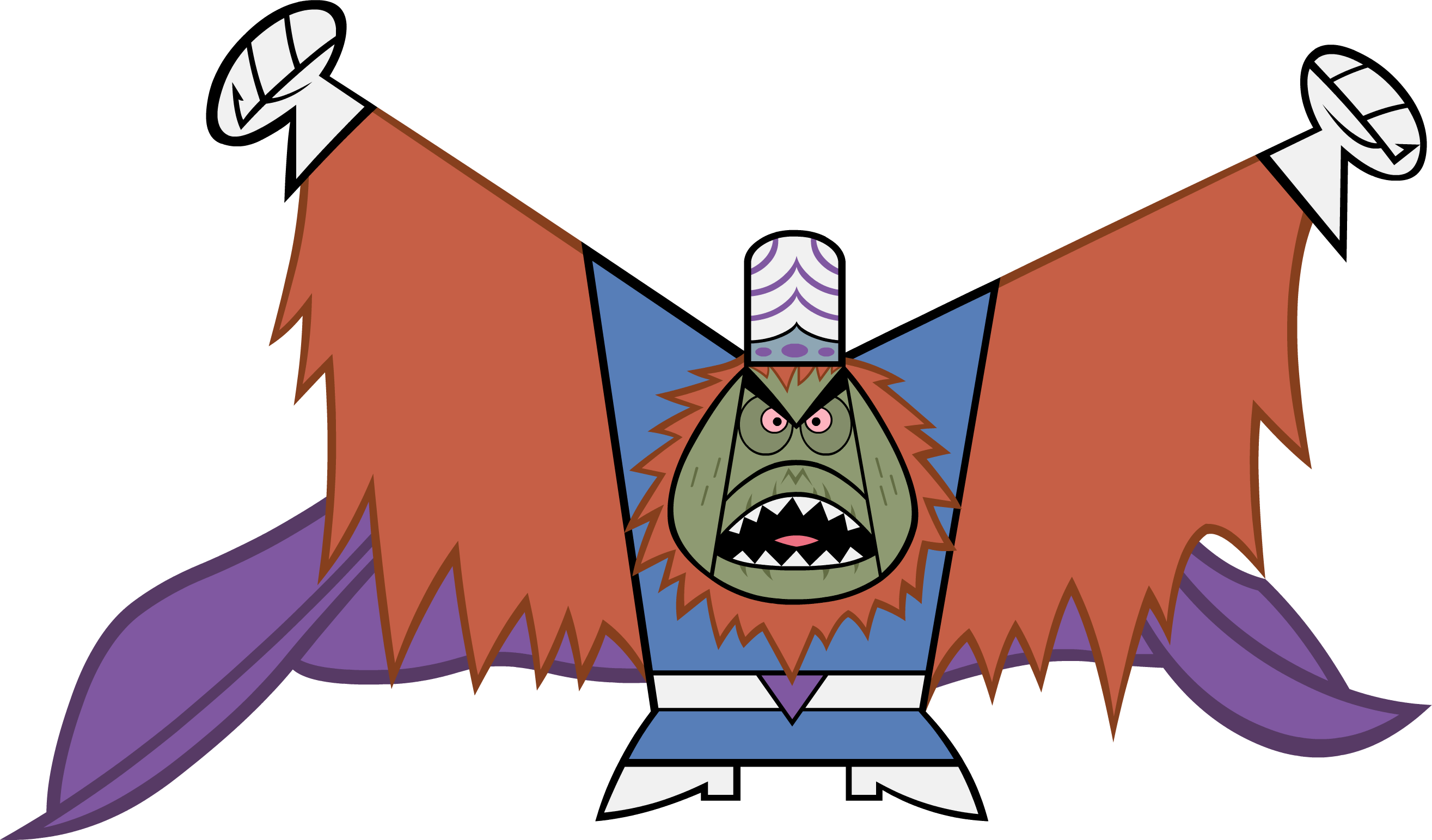 Ojo Tango - Powerpuff Girls Rocko Socko (2630x1544), Png Download