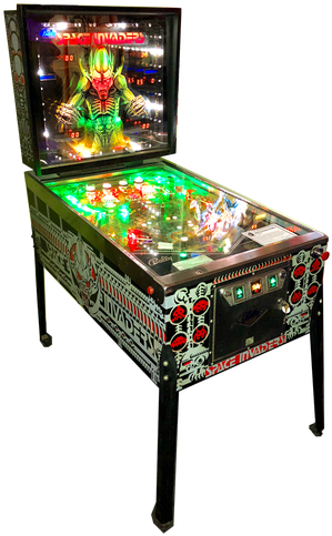 Space Invaders Arcade Pinball Machine - Space Invaders (500x500), Png Download