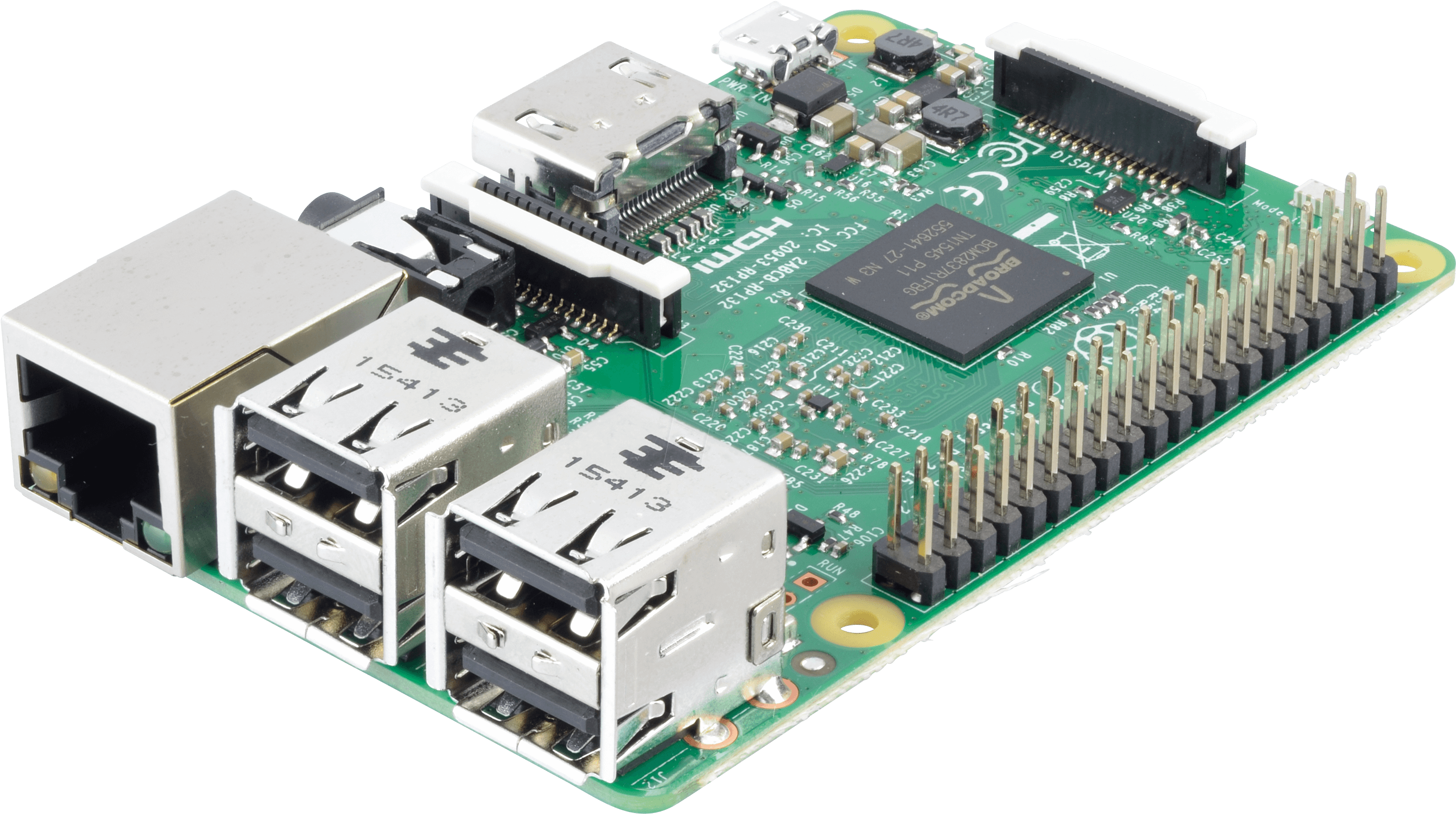 Raspberry Pi 3 B, 4x - Raspberry Pi 3 Computer Board (2953x1645), Png Download