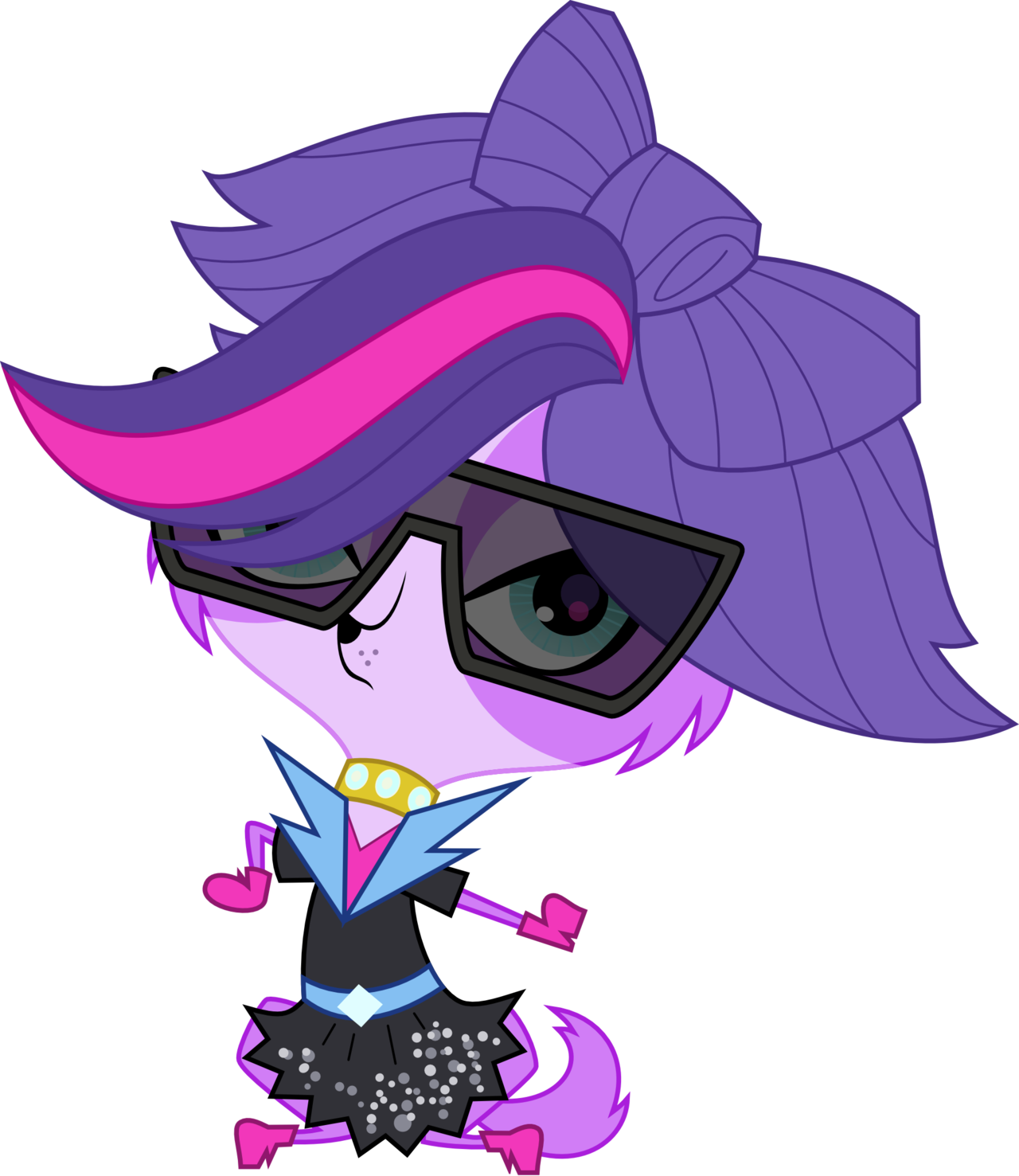 Blythe Style Zoe By Fercho262-d6a1ndf - Littlest Pet Shop Zoe (1280x1477), Png Download