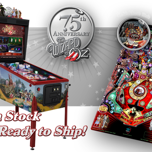 Wizard Of Oz Pinball Le 75th Anniversary Edition - Wizard Of Oz Pinball Machine (500x500), Png Download