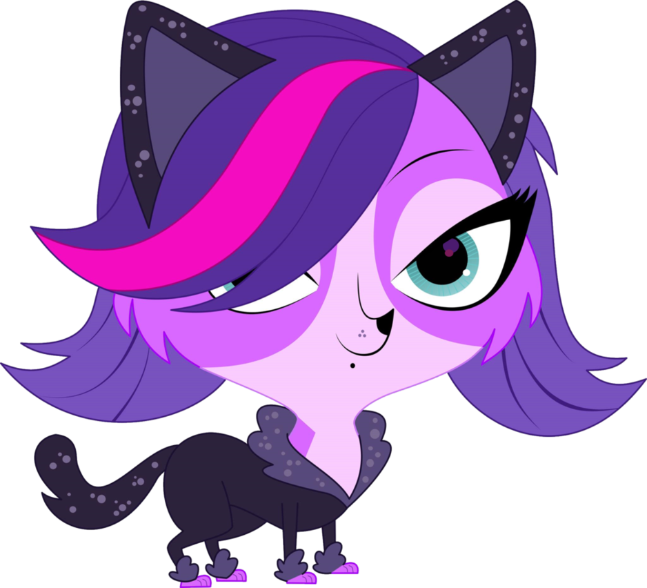 Lps Zoe's Black Cat Outfit Vector By Varg45 - Lps Zoe (938x852), Png Download