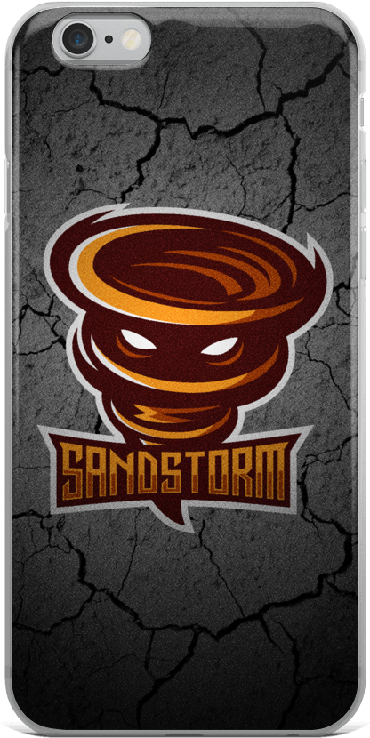 Sandstorm Black Sand Iphone Case - Iphone (1000x1000), Png Download