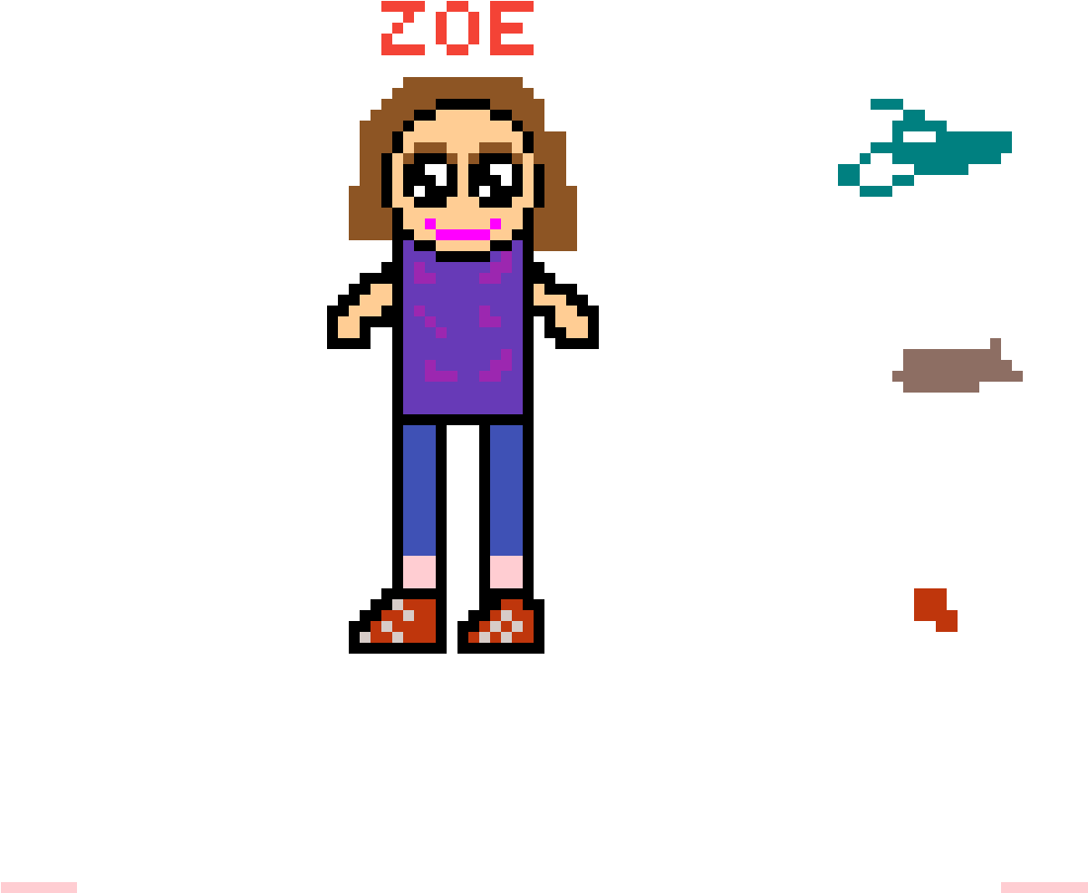 Zoe Fan Art - Cartoon (1200x1200), Png Download