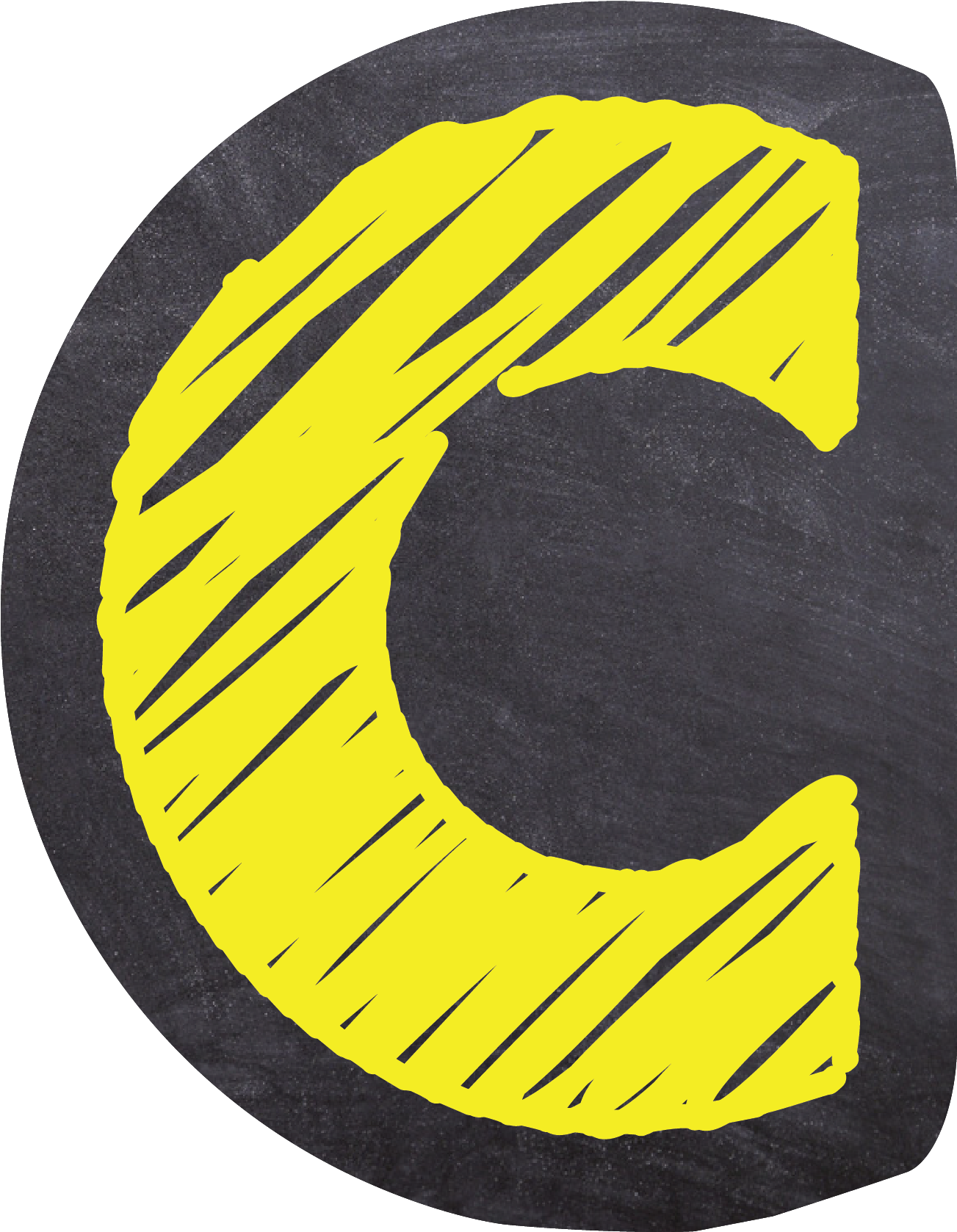 Chalkboard Letters & Numbers In Neon - Illustration (2550x3300), Png Download