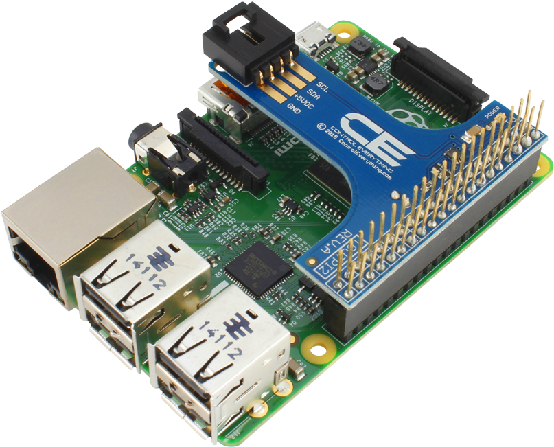 I2c Shield For Pi 3 And Pi - Monk Makes Electronic Starter Kit For Raspberry Pi (1000x667), Png Download