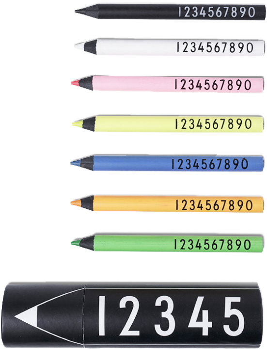Design Letters Aj Neon Color Crayons - Design Letters Neon Crayons (960x720), Png Download