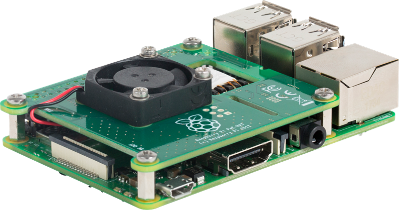 Raspberry Pi 3 Poe-hat - Raspberry Pi 3b+ Poe (800x422), Png Download