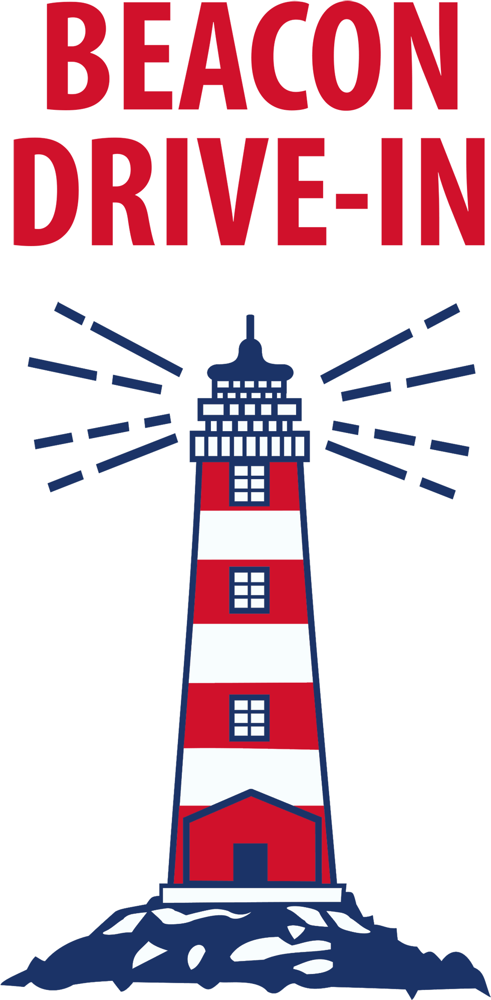 Logo - Beacon Drive In Logo (1000x2005), Png Download