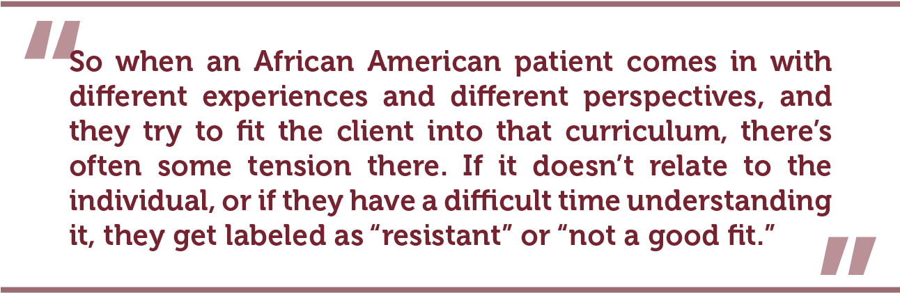 An African American Client Might Enter A Treatment - Printing (1291x462), Png Download