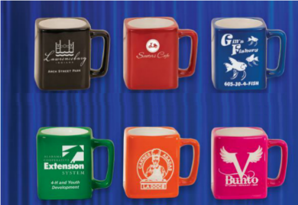 Custom Green Deco Coffee Mug, 3 7/8" H X 3 1/4" W, (600x600), Png Download