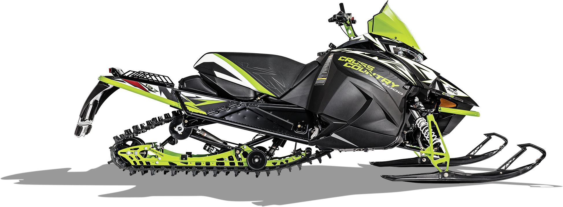 2018 Xf 6000 Cross Country Limited Es - 2018 Arctic Cat Snowmobile (2000x966), Png Download