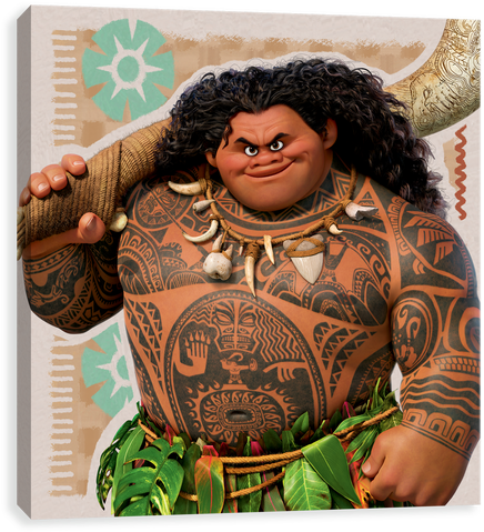 Confident Maui - Imagens Maui Moana Png (500x500), Png Download