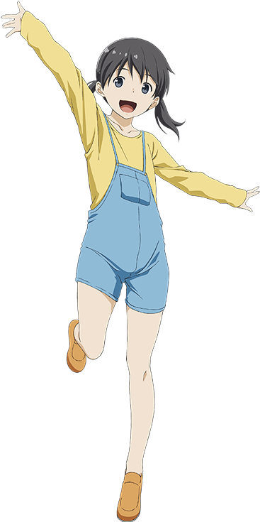 Chinatsu Body - Flying Witch Chinatsu Kuramoto (374x734), Png Download