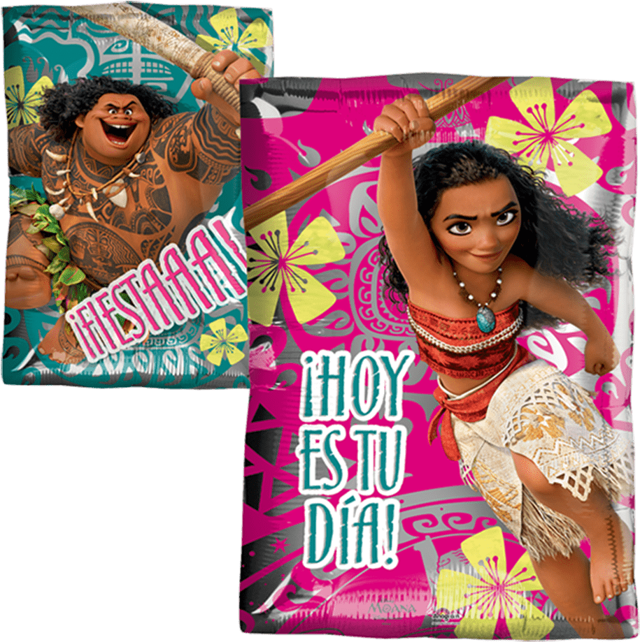Moana And Maui - Disney Moana Party Supply And Balloon Decoration Kit (600x600), Png Download