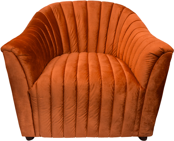 The Vegas Armchair - Club Chair (600x490), Png Download