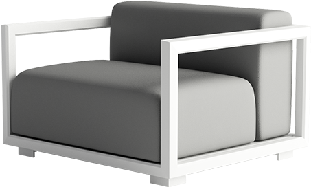 Victus-armchair - Couch (500x500), Png Download