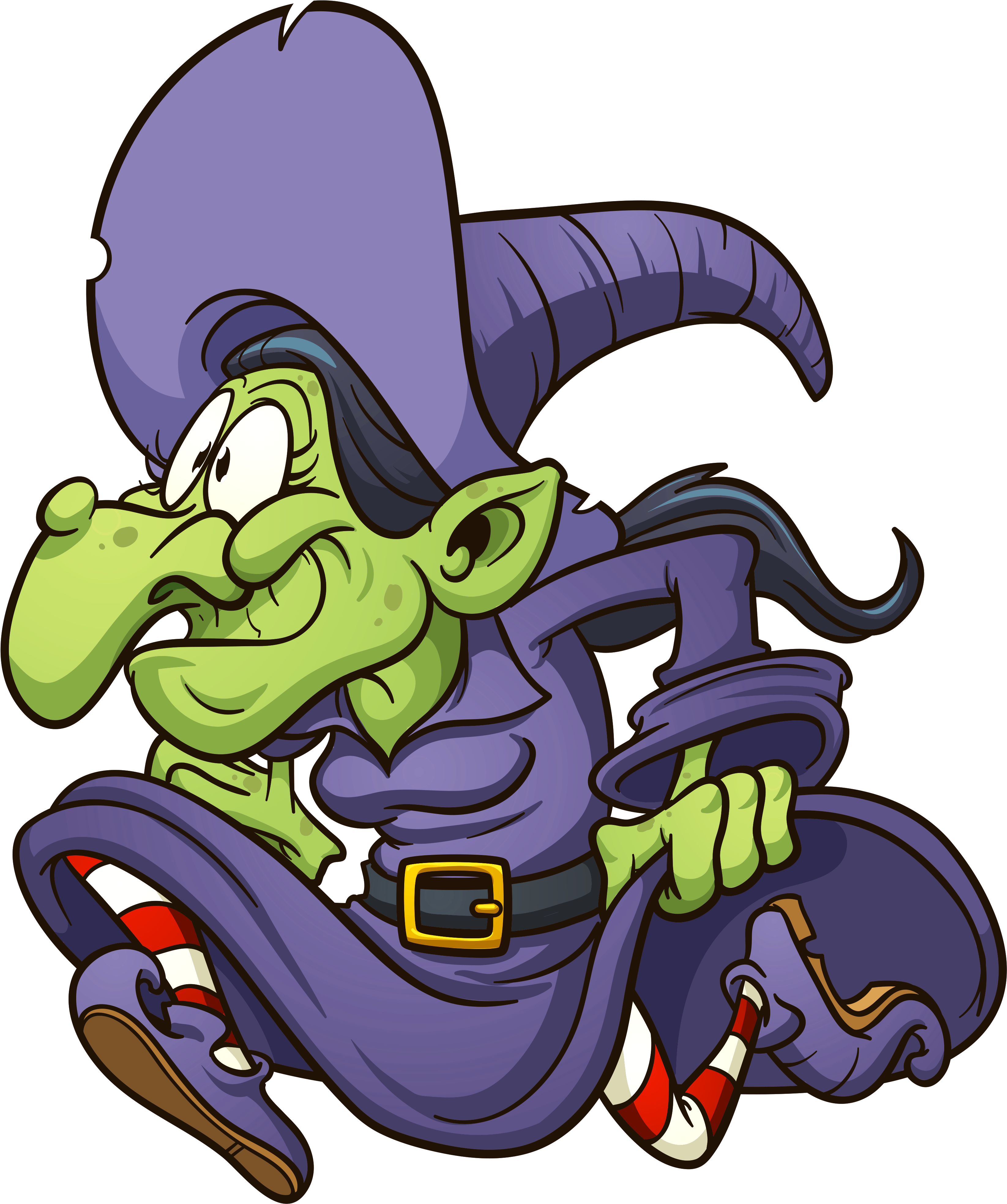 Green Witch Transparent Picture M=1409618880 - Witch Cartoon (3487x4184), Png Download