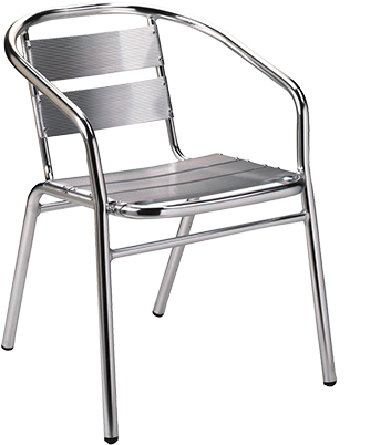 Web Manhattan Armchair Png - Ampika Outdoor Aluminium Chairs - School Dining Chairs (600x600), Png Download