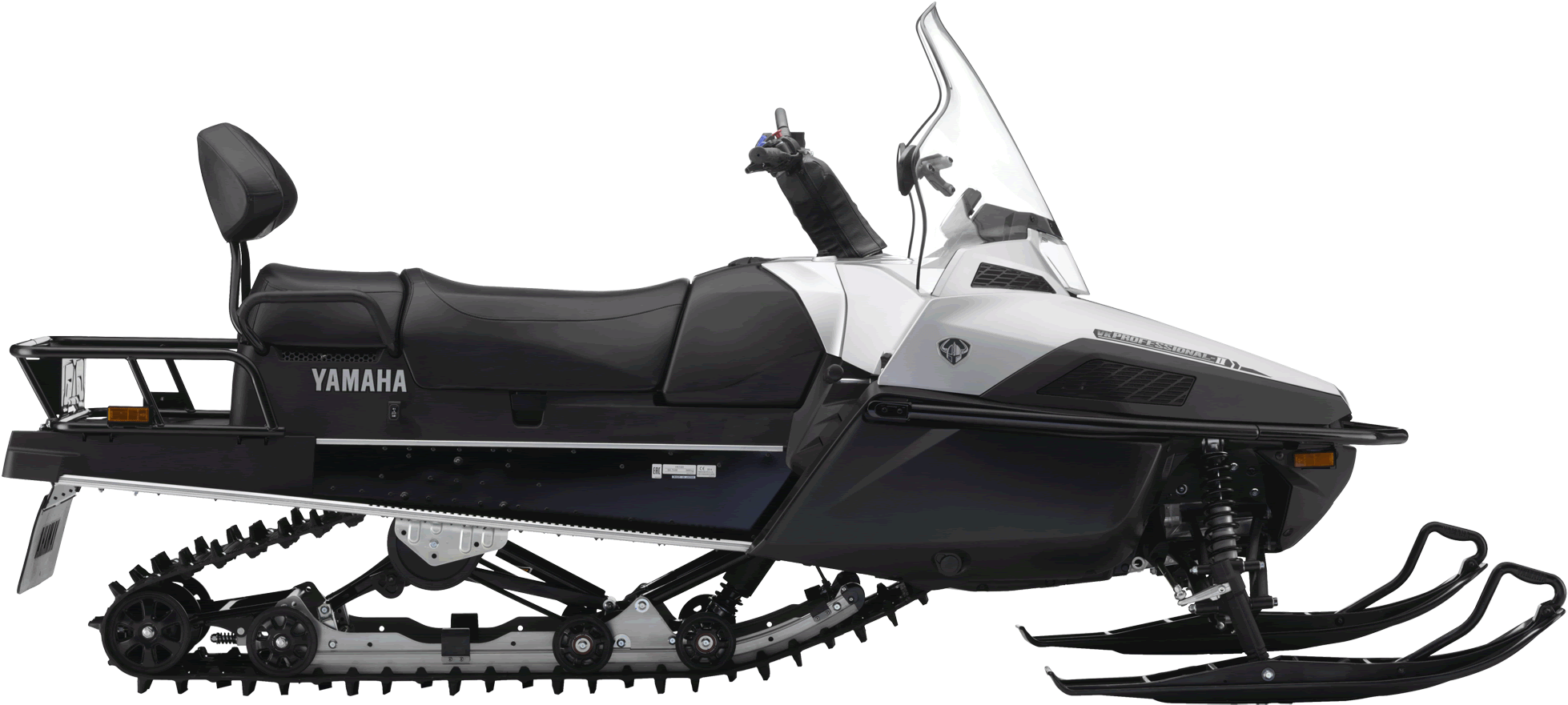 Snowmobile Clipart - 2018 Yamaha Vk Professional (2000x918), Png Download