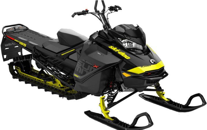 Summit X 850 Sled Rental In Golden Bc - 2018 Ski Doo Summit X 850 165 (850x450), Png Download