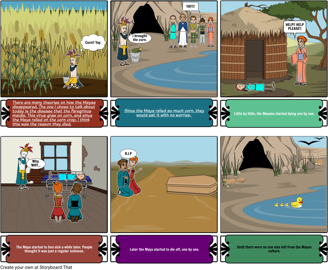 The Maya - Cartoon (1164x962), Png Download
