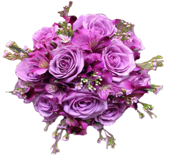 Lavender Bouquet - Flowers (600x600), Png Download
