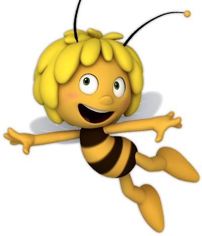 Maya L'abeille - Maya The Bee Clipart (400x467), Png Download