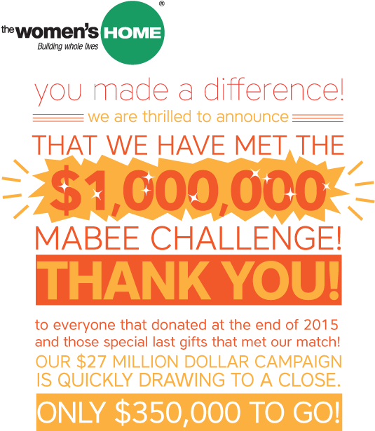 You Made A Difference - Women's Home (595x630), Png Download