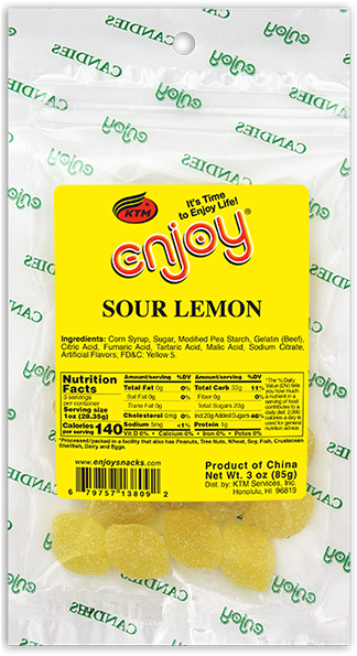 Sour Lemon (375x650), Png Download