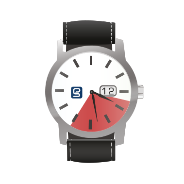 Watch-vignette (450x450), Png Download