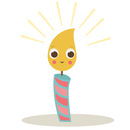Vector Png Birthday - Cartoon Birthday Candle Png (432x432), Png Download